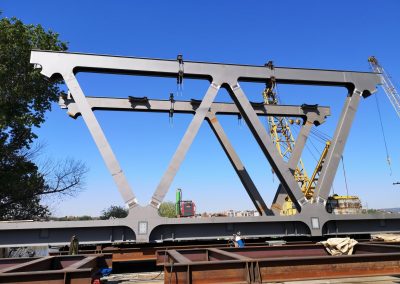 WKS Duna Polska - Budapest railway bridge over Dunabe river