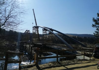 WKS Duna Polska - Bicycle footbridges over the Poprad river