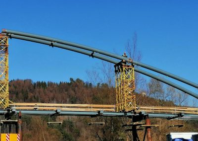 WKS Duna Polska - Bicycle footbridges over the Poprad river