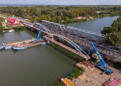 WKS Duna Polska - Bicycle bridge - Hungary - Poroszlo