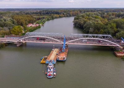 WKS Duna Polska - Bicycle bridge - Hungary - Poroszlo